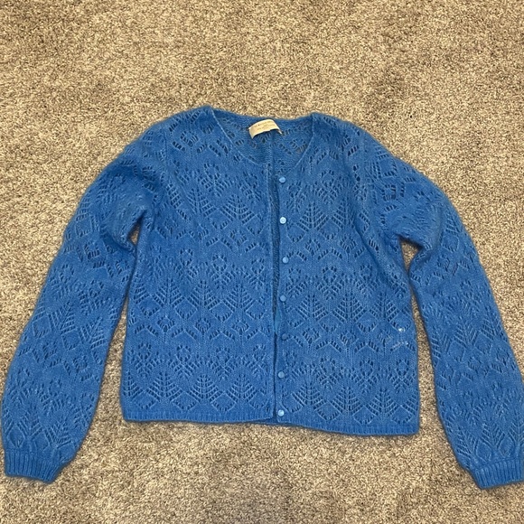 Sézane Olympe Jumper - Azure Blue Size Small - Picture 5 of 8